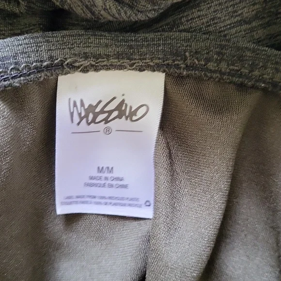 Mossimo Dark Green Swim suit Women" size L top & M bottom - Picture 7 of 7